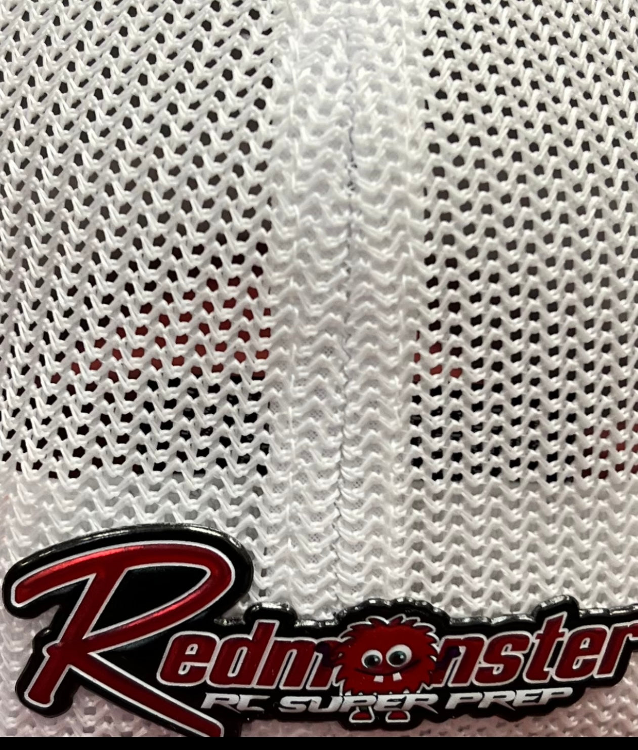 RED MONSTER - GREY FITTED HAT - LG/XL (RM2087)