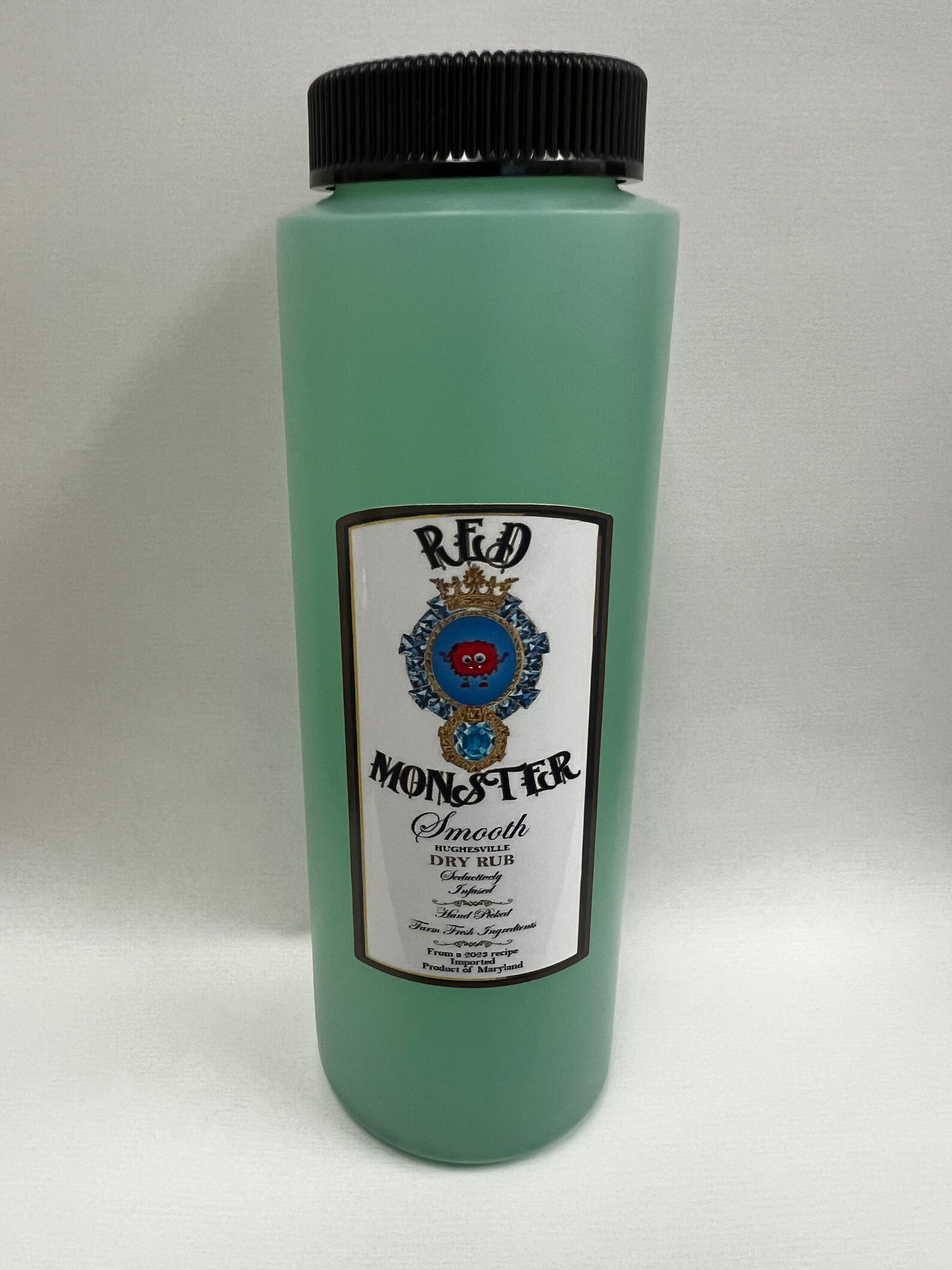 RED MONSTER 8OZ (SLIM) DRY RUB WITH FULL LENGTH DAUBER CAP (RM 2069)