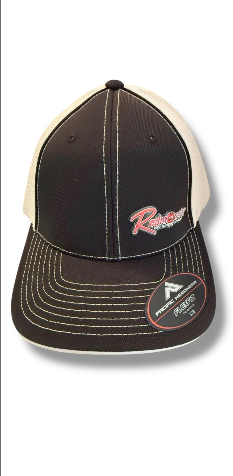 RED MONSTER - BLACK FITTED HAT - SM/MD ( RM2085)
