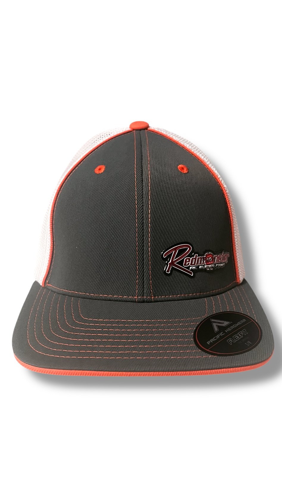RED MONSTER - ORANGE - SM/MD - FITTED HAT - (RM2100)