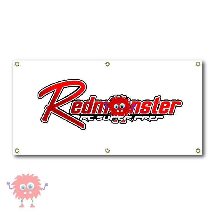 RED MONSTER VINYL BANNER 3X6 (RM1985)