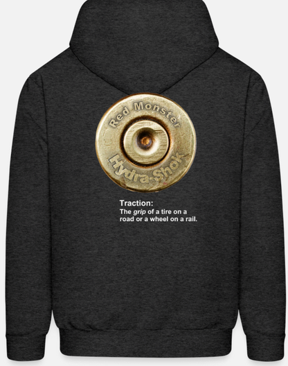 RED MONSTER -  GREY (LG) HYDRA LITE HOODIE (RM2104)