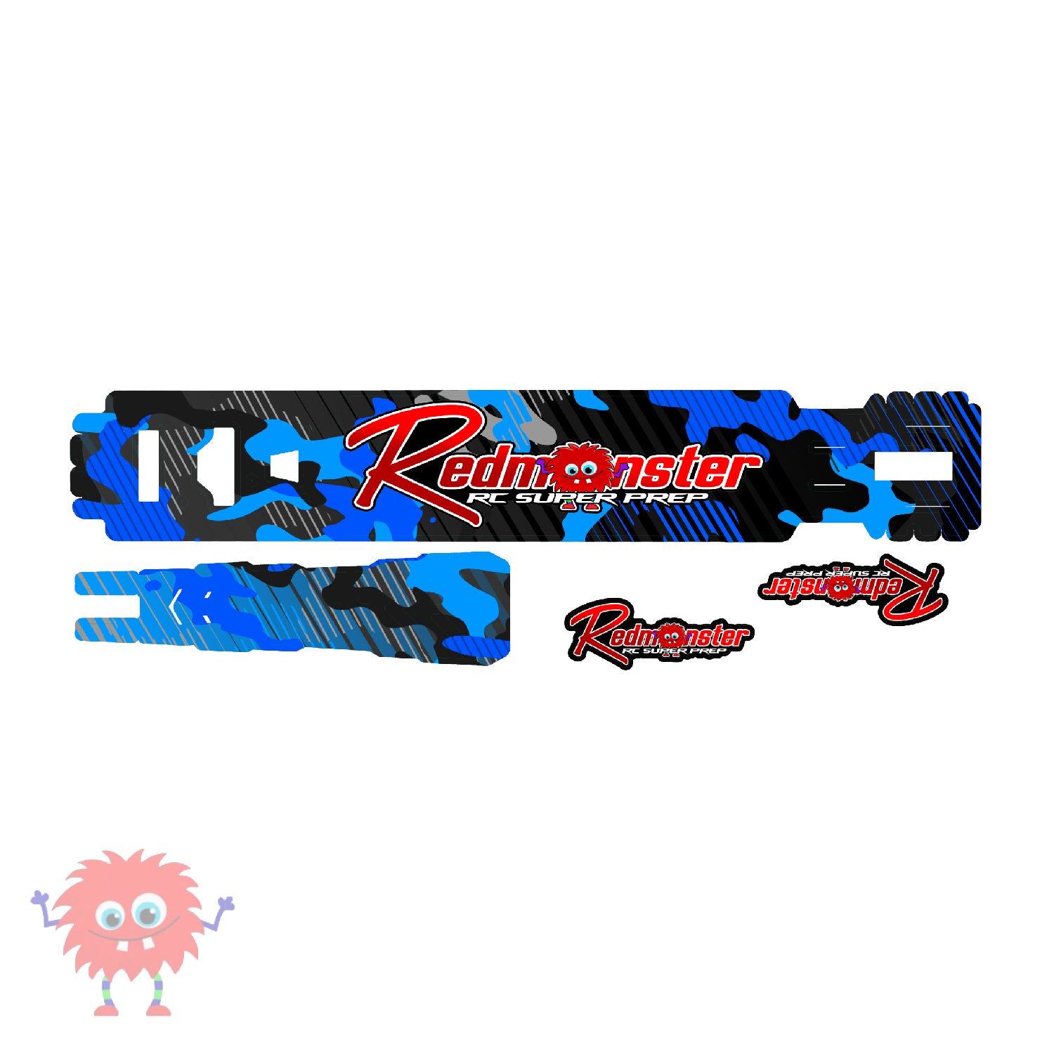 RED MONSTER -CHASSIS SKIN- FOR R1 DC1 CHASSIS (RM2040) – RED MONSTER PREPS
